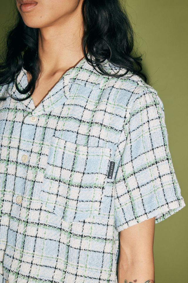 FRIED RICE Loose Tartan Short Sleeve Shirt #4