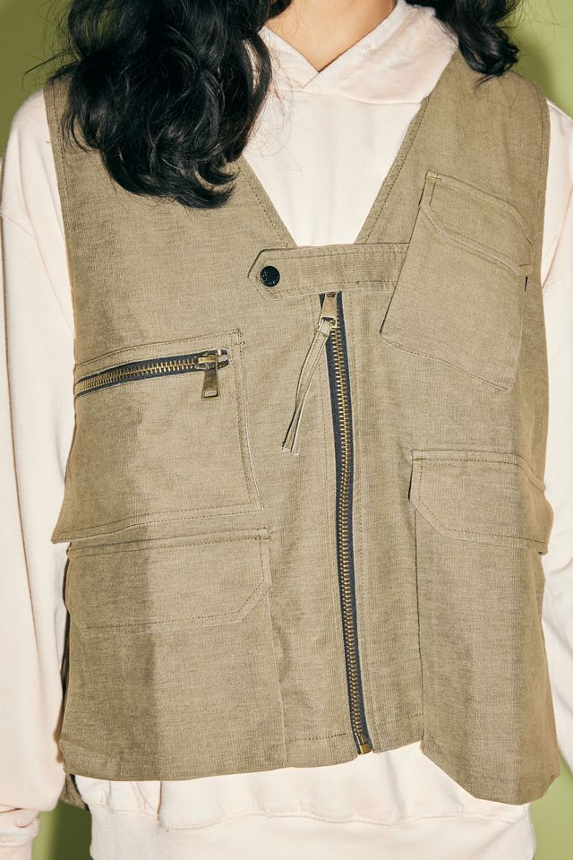 Frayed Edge Cargo Vest