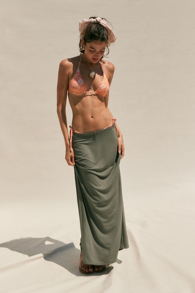 Billabong In Dream Space Papaya Triangle Bikini Top #1