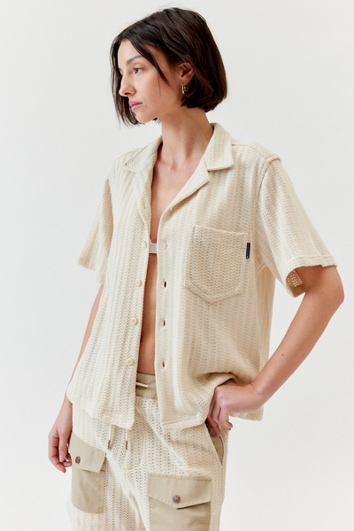 FRIED RICE Loose Knit Short Sleeve Shirt | Urban Outfitters Canada