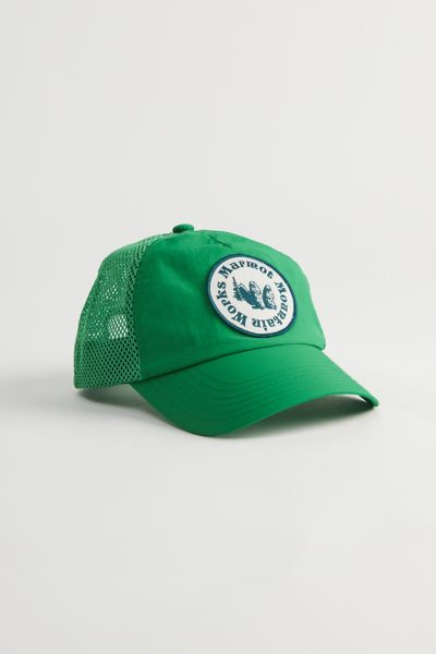 Shop Marmot Alpine Soft Mesh Trucker Hat In Green, Men's At Urban Outfitters