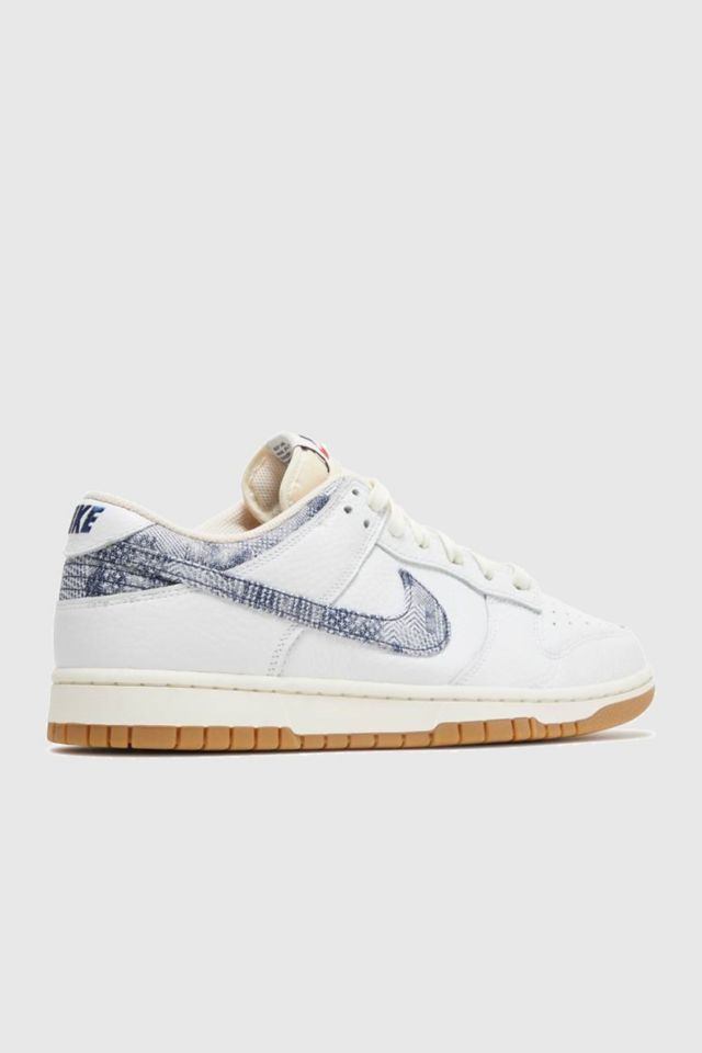 Nike Dunk Low - Washed Denim - Perfect Summer Shoes! - on feet w/ sizing  info - FN6881-100 