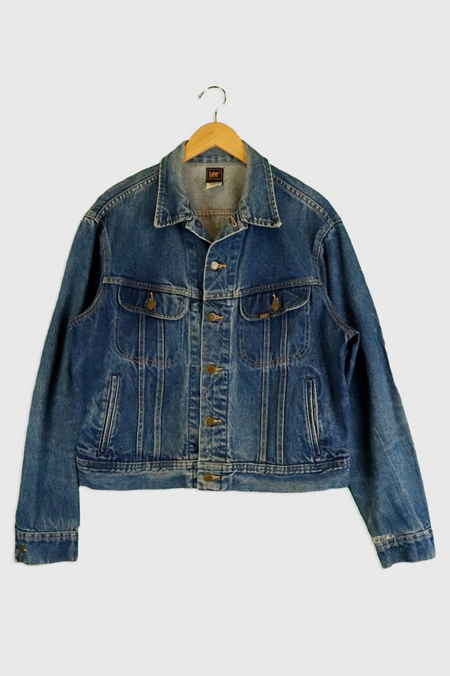 Vintage Lee Brand Full Button Jean Jacket | Urban Outfitters