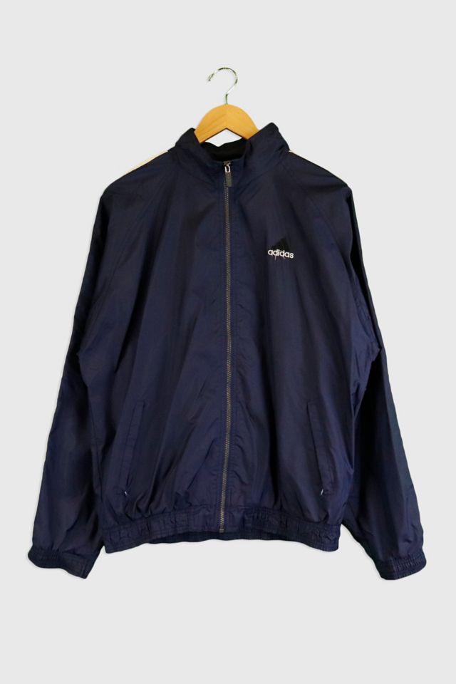 Adidas hot sale pinstripe jacket