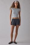 Out From Under Cotton Compression Boatneck Cropped Tee