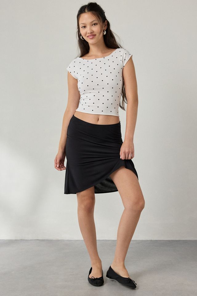 Out From Under Cotton Compression Boatneck Cropped Tee #2