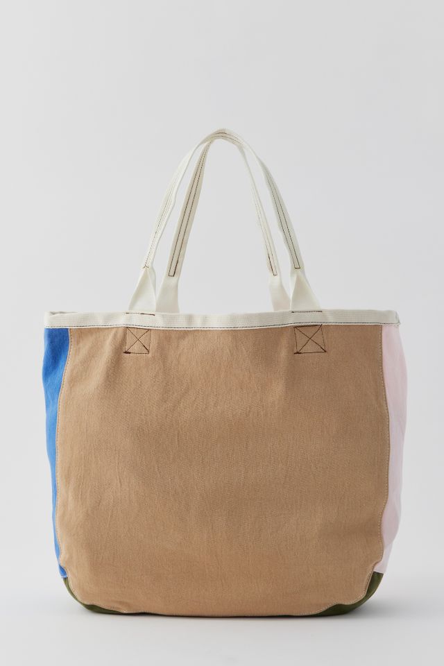 Urban Renewal Remade Pieced Colorblock Tote Bag 