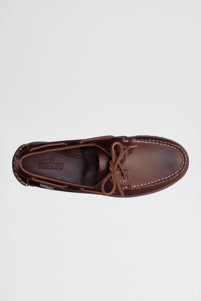 Men's Brown Leather Boat Shoe, COMMANDO Chunky Sole Boat Shoe