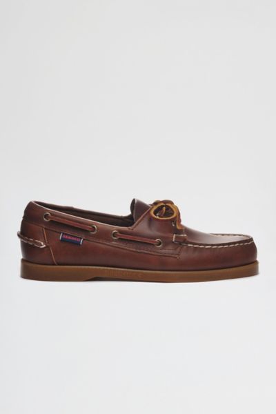 Shop Sebago Docksides Portland Waxed Boat Shoe In Brown/honey, Men's At Urban Outfitters