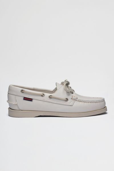 Sebago Docksides Portland Boat Shoe In White, Women's At Urban Outfitters In White
