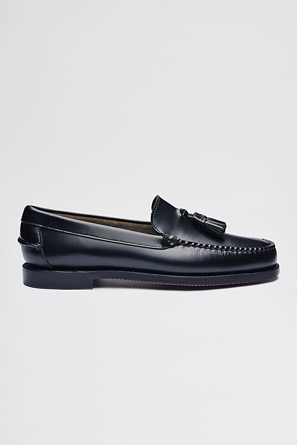Sebago Classic Will Tassle Loafer In Black, Women's At Urban Outfitters