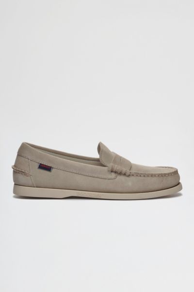 Sebago Dan Roughout Boat Shoes In Brown Taupe