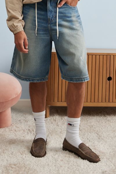 Sebago Alain Textured Suede Loafer In Beige Camel, Men's At Urban Outfitters In Beige Camel