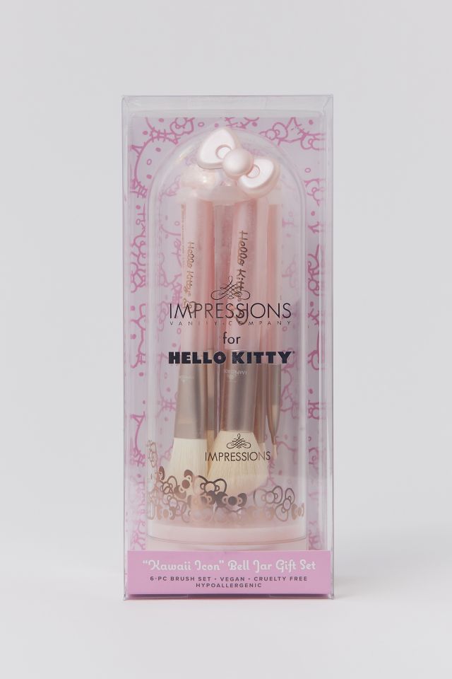 Impressions Vanity Co. Sanrio Hello Kitty Kawaii Icon 6-Piece Makeup Brush Set #2