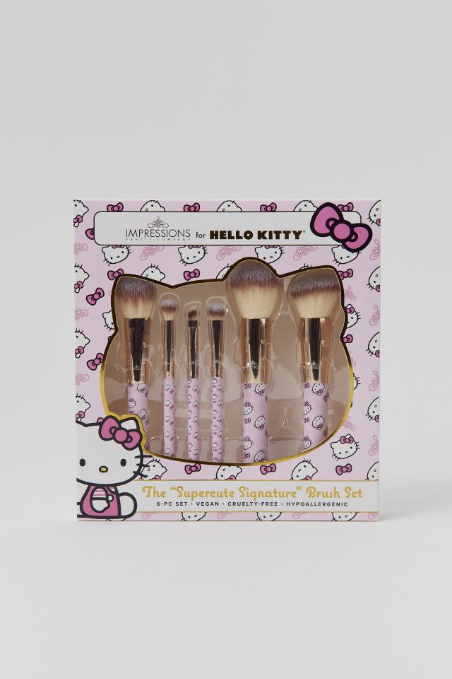 Ensemble de 6 pièces, pinceaux et support, adorable signature. Impressions Vanity Co. #1
