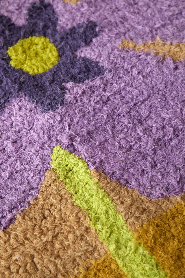 Ainsley Flower Tufted Shag Rug #1