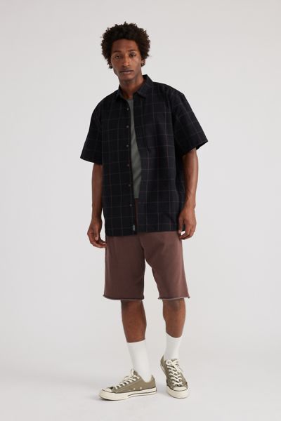 THRILLS Higher Magic Check Short Sleeve Button-Down Shirt