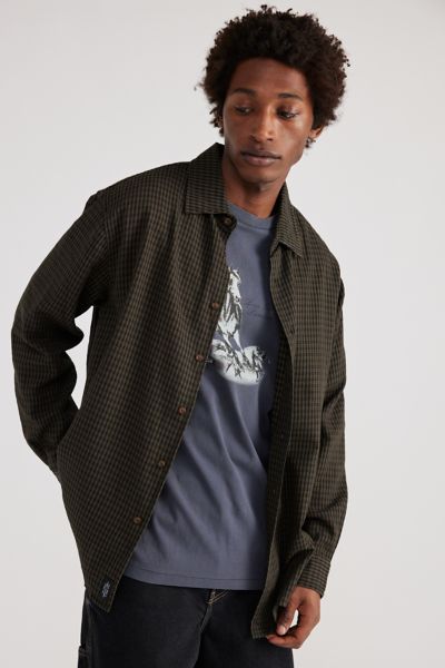 THRILLS Ever Checked Long Sleeve Button-Down Shirt