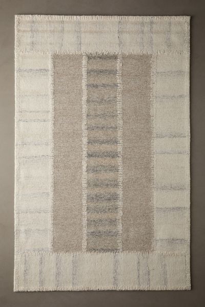 Urban Outfitters Adrienne Wool Rug In Grey At