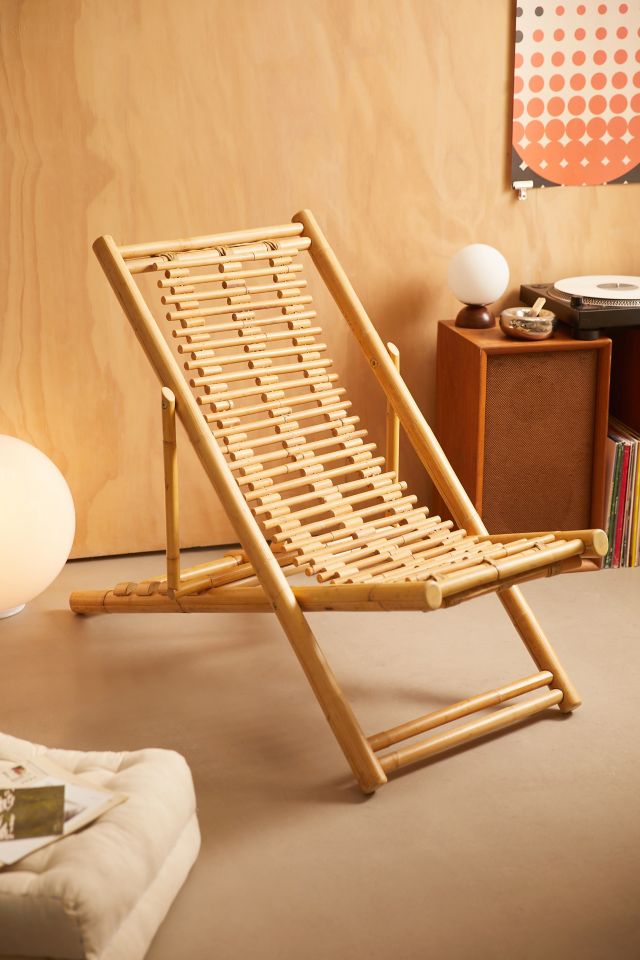 Rattan sling chair sale