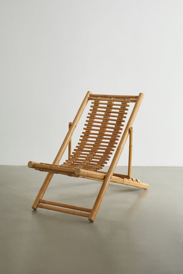 Sling Rattan Lounge Chair | Urban Outfitters
