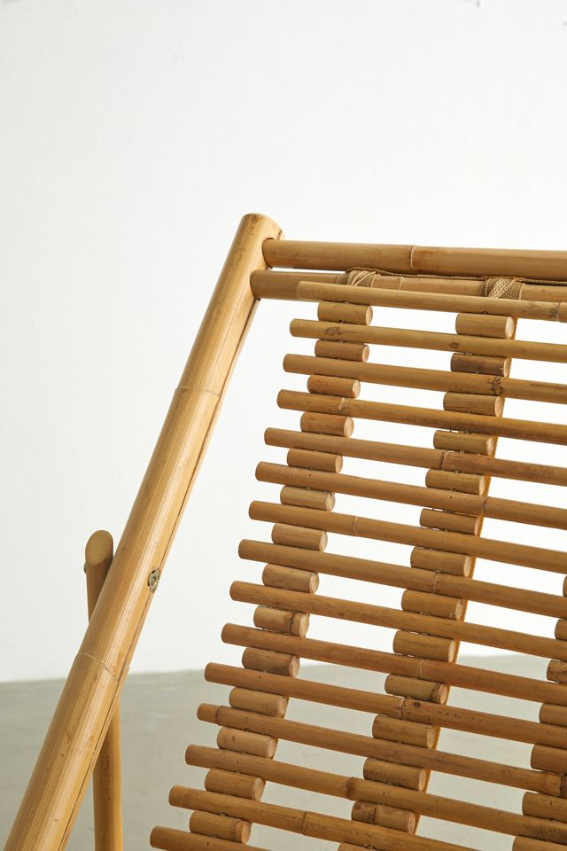 Sling Rattan Lounge Chair Urban Outfitters