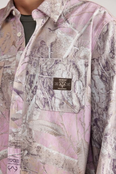 GUESS ORIGINALS X RealTree Camo Pattern Overshirt