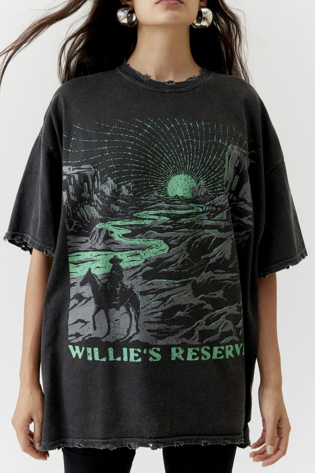 Willie's Reserve Cowboy Distressed Tee #3