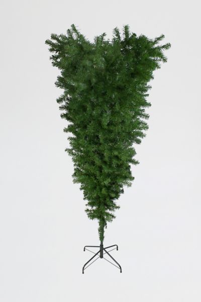 Medium Upside Down Artificial Spruce Christmas Tree