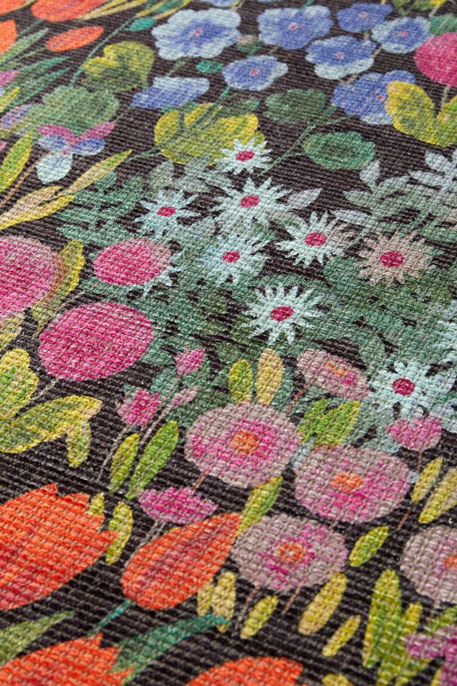 Wildflower Fields Printed Rug #2
