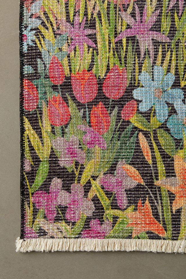 Wildflower Fields Printed Rug #3