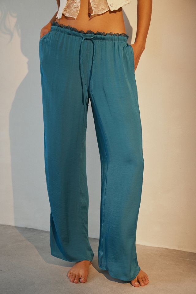 Out From Under Juliette Lacy Satin Lounge Pant #1