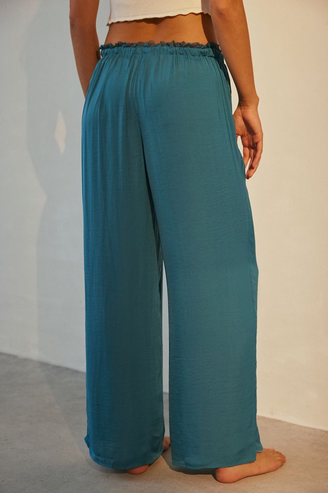 Out From Under Juliette Lacy Satin Lounge Pant #4