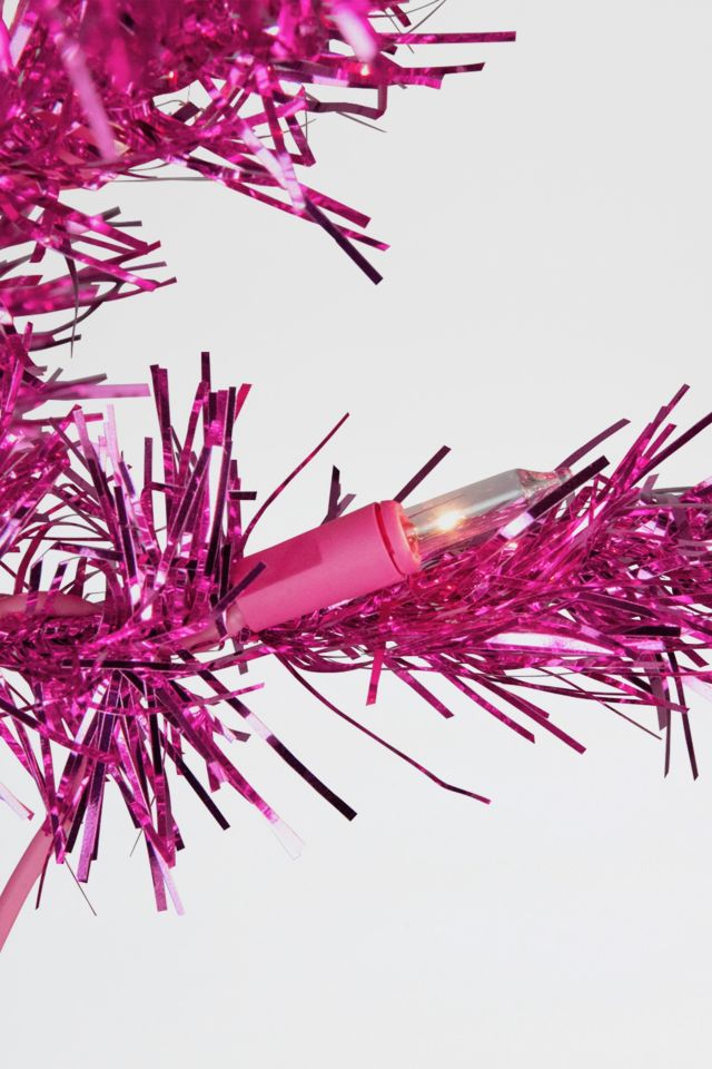 Medium 4ft Artificial Tinsel Christmas Tree #1