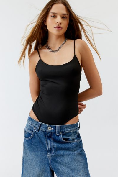 Shop Out From Under Quinn Bodysuit In Black, Women's At Urban Outfitters