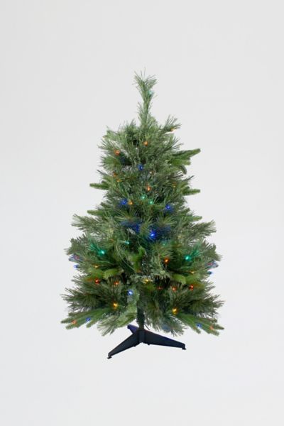 Ashcroft Cashmere Pine Pre-Lit 3ft Artificial Christmas Tree