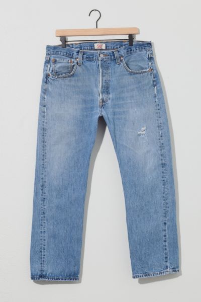 Vintage Y2K Levi's 501 Straight Leg Button Fly Light Wash Denim Jeans |  Urban Outfitters