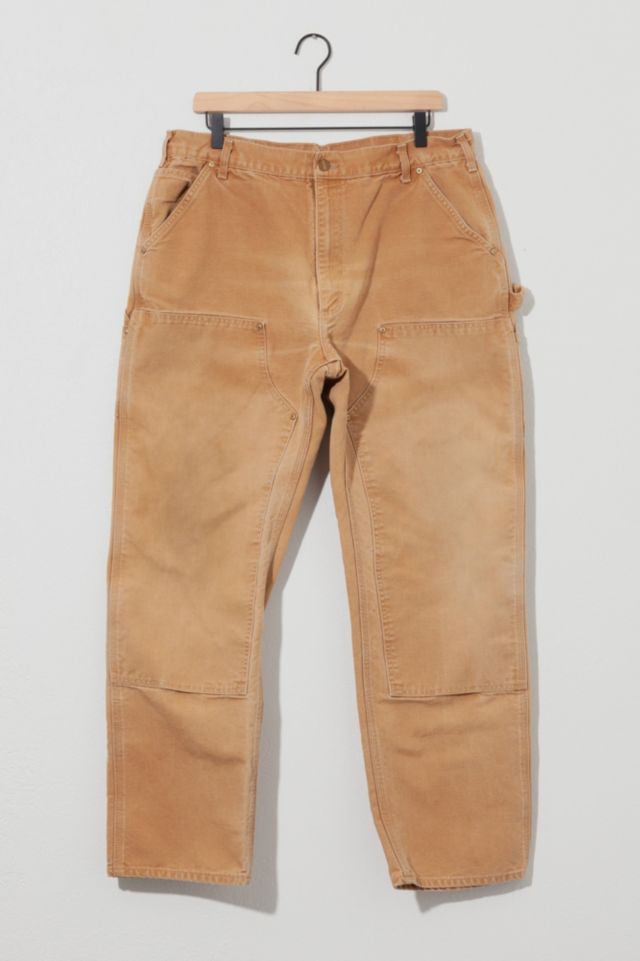 Carhartt Jeans 90s Workwear Brown Boyfriend Fit Relaxed Work Pants Baggy  Cargo Straight Leg Vintage 1990s Streetwear Work Wear Small Medium 