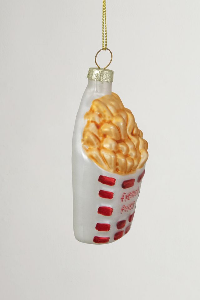 French Fries Glass Ornament #3