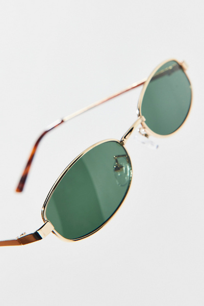 UO Essential Slim Metal Rectangle Sunglasses