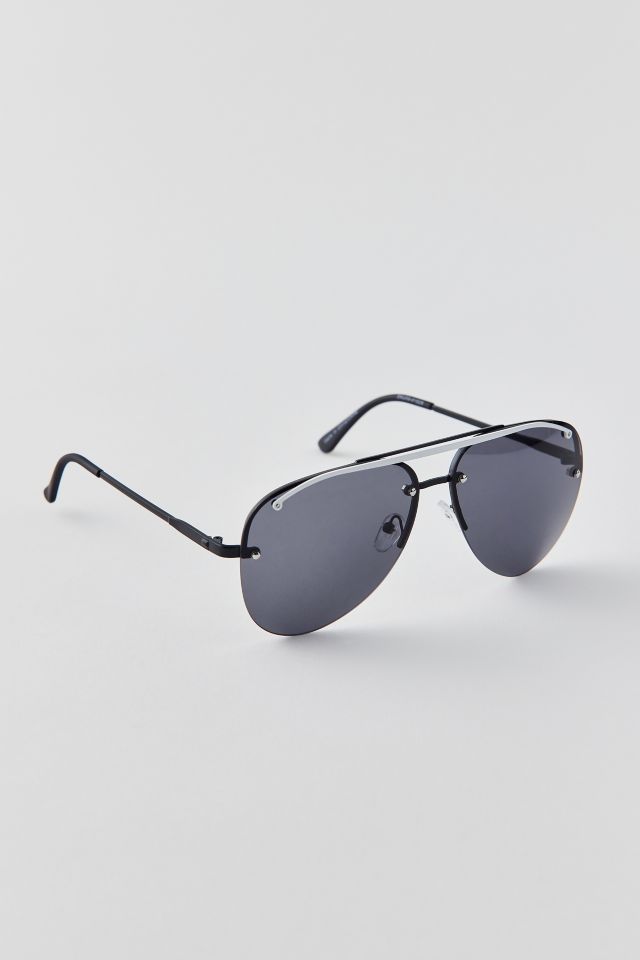 Lunettes de soleil aviateur métal années 80 #1