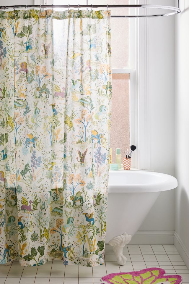 Fire Fox Home Shower Curtain