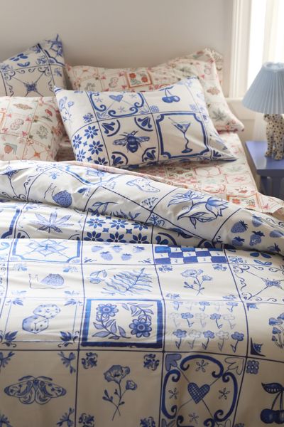 Mariana Tile Duvet Set