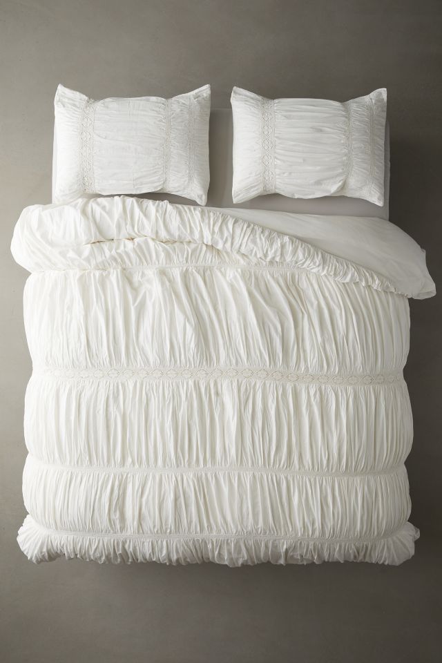 Eliza Ruched Duvet Cover | Urban Outfitters Canada
