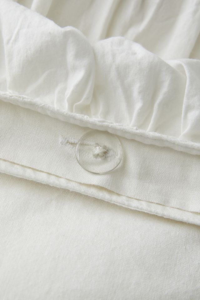 Eliza Ruched Duvet Cover #4