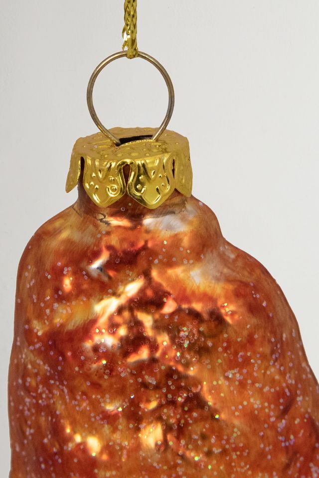 Buffalo Flat Chicken Wing Glass Ornament #4
