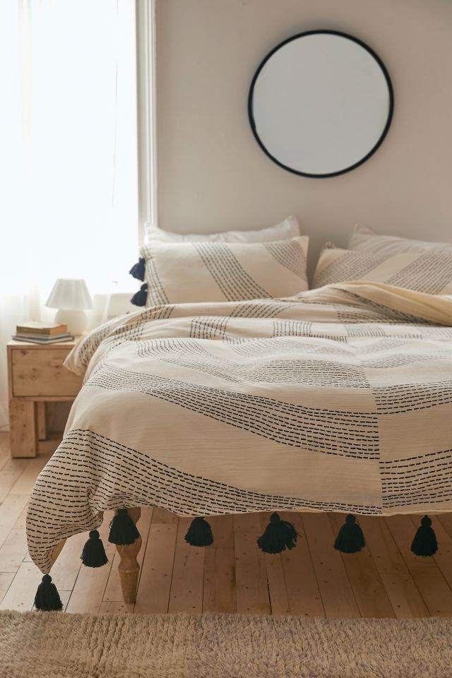 Chloe Tassel Duvet Cover | Urban Outfitters