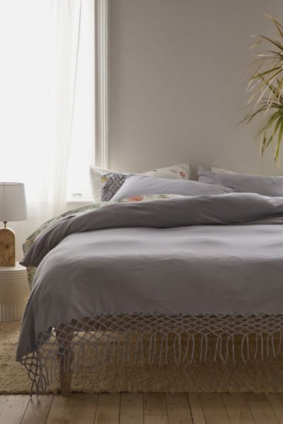Festival Jersey Fringe Duvet Cover