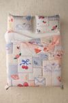 Whimsical Icons Reversible Patchwork Quilt