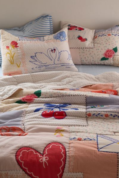 Goose Toile Breezy Cotton Percale Duvet Cover